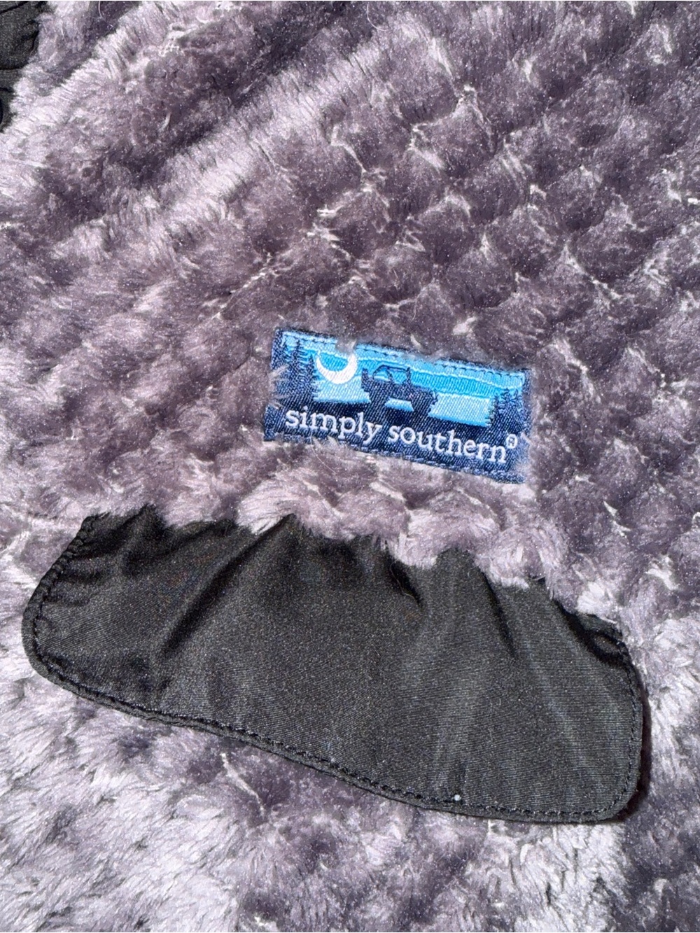 Simply Southern Plush Lavender Puffer Jacket - Soft Faux Fur